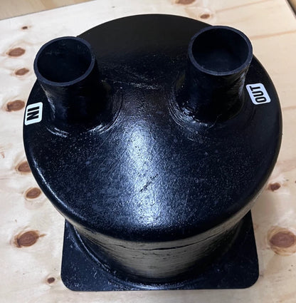 Centek Boat Muffler 2 in. Top In/Top Out for (1500010)
