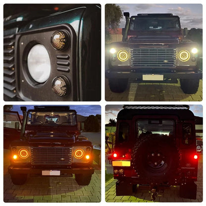Complete Kit Upgrade Smoke LED Indicator Light for Land Rover Defender (1990–2016)