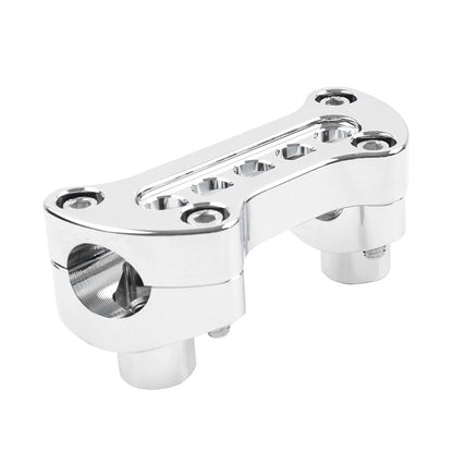 1.5" Straight Handlebar Riser Top Clamp for Harley Dyna Touring (2014–2023) Chrome