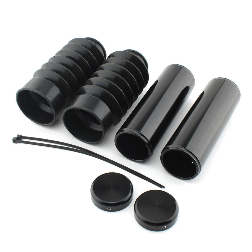 Front Fork Cover Tube Cap Kit for Harley Breakout FXSB (2013–2017)