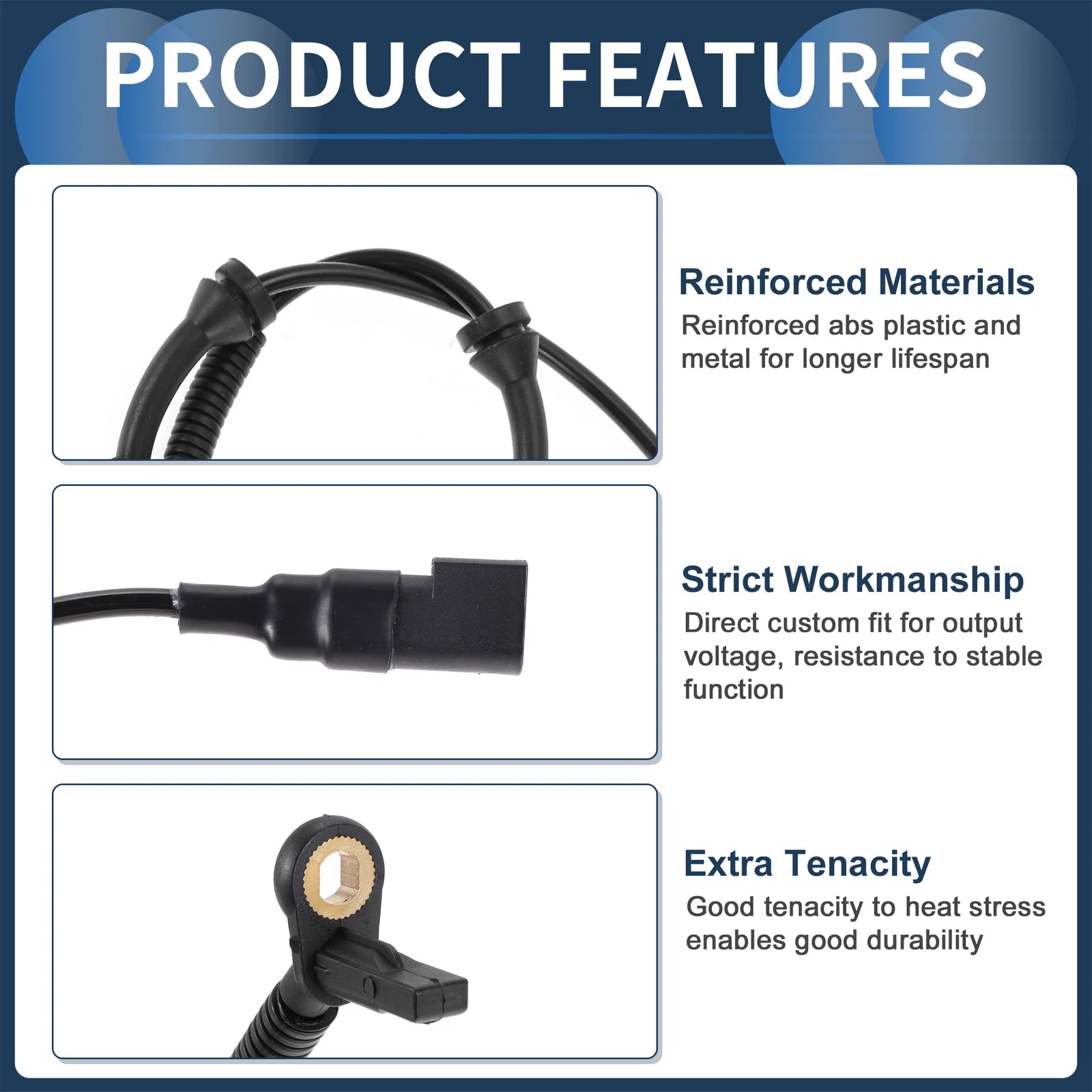 ABS Wheel Speed Sensor for Ford Transit Connect (2010–2013) No.2T1Z2C204B