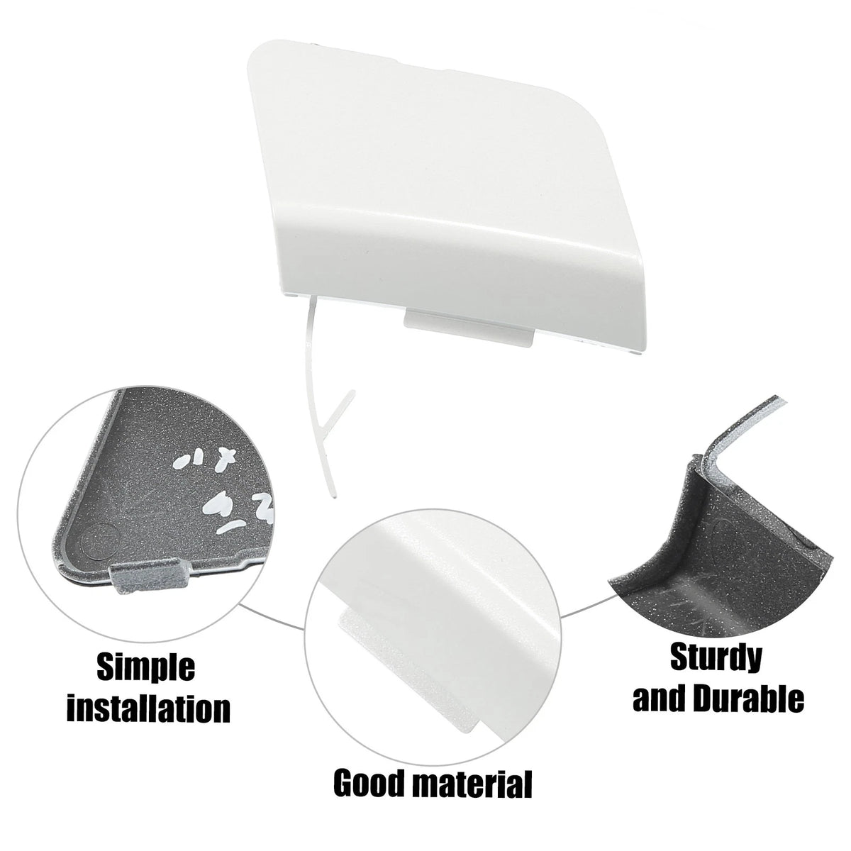 Front Right Tow Hook Cover Replacement for Subaru Forester (2014–2018)