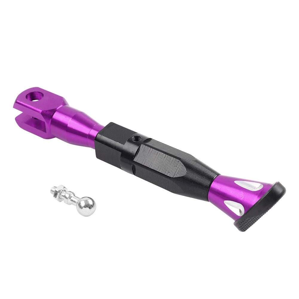 Adjustable Kickstand Foot for Motorcycle Universal - Purple