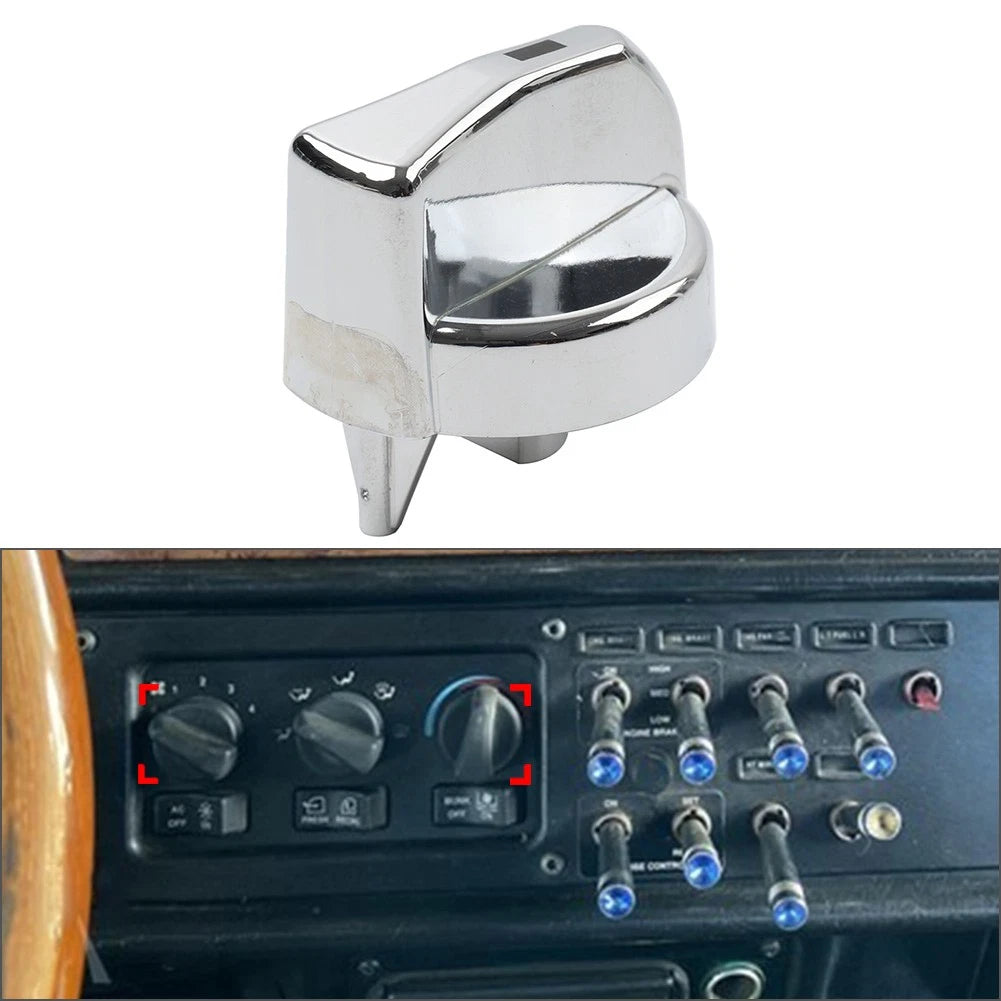Chrome A/C Heater Control Knob for Peterbilt 330 335 357 367 375 378 379 384 386 (All Years)