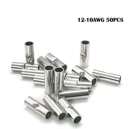 50pcs Butt Connectors for (22-10 AWG)