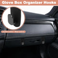 2X Car Seat Headrest Hooks for Universal Fit (Black)