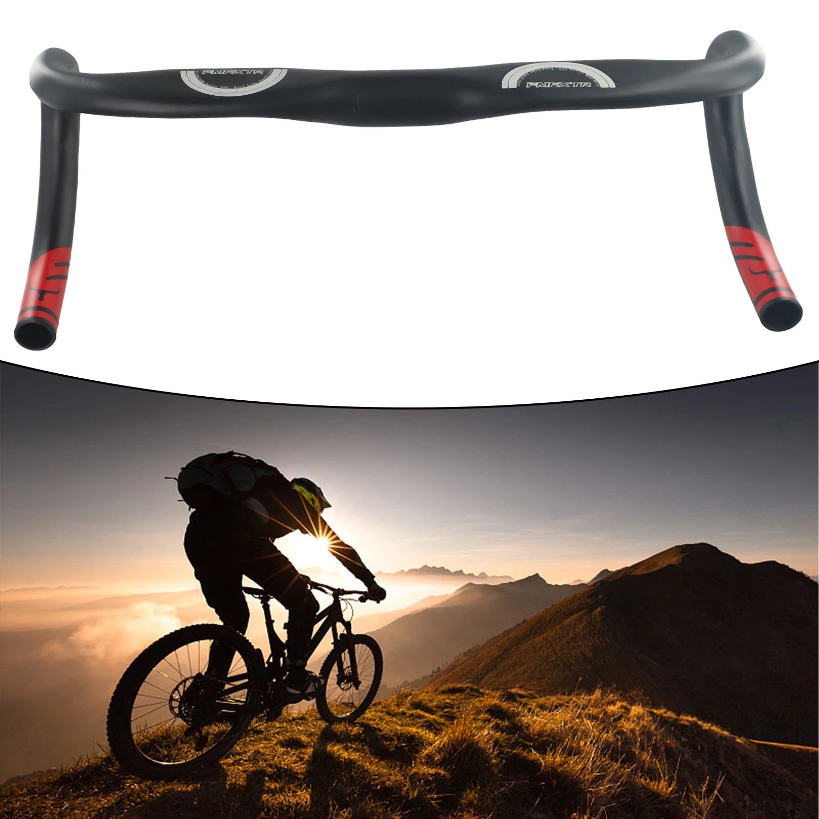 Cycling Handlebar Attachment for Bent Bar Drop Bar (Lightweight)