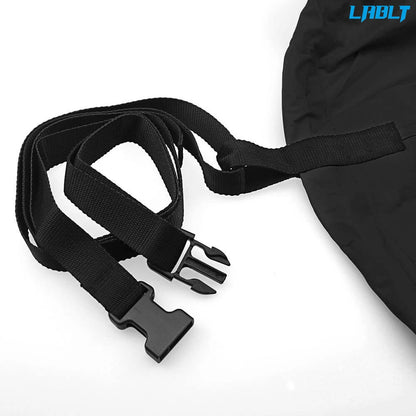 Boat Cover for V-Hull 17-19' 96" (LABLT 600D, Trailerable, Black)