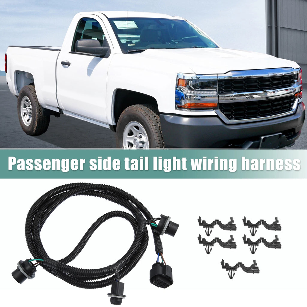 Tail Light Lamp Wiring Harness Socket for GMC Sierra (2014–2018)