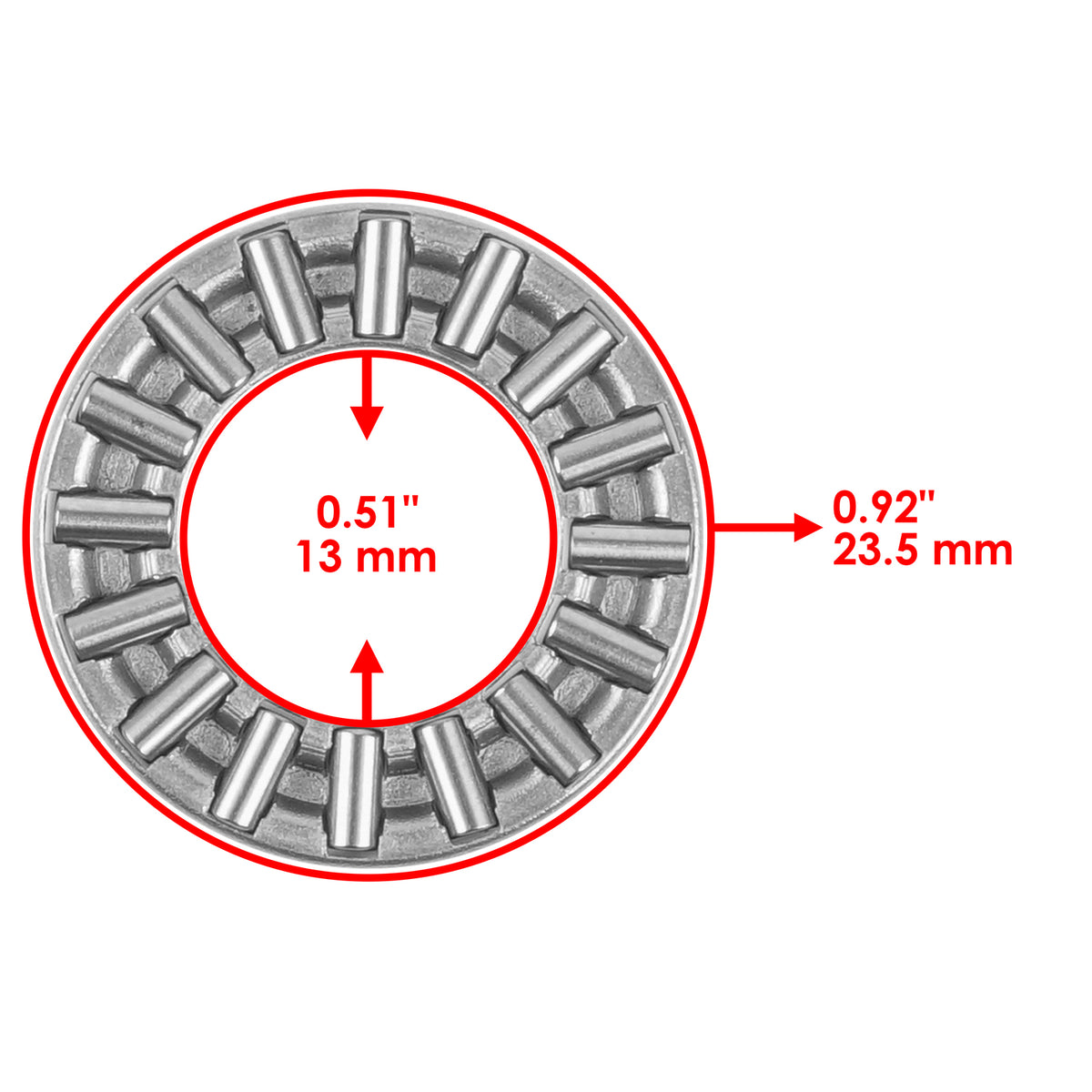 Front Differential Thrust Needle Bearing for Polaris Sportsman 800 (2005–2006)