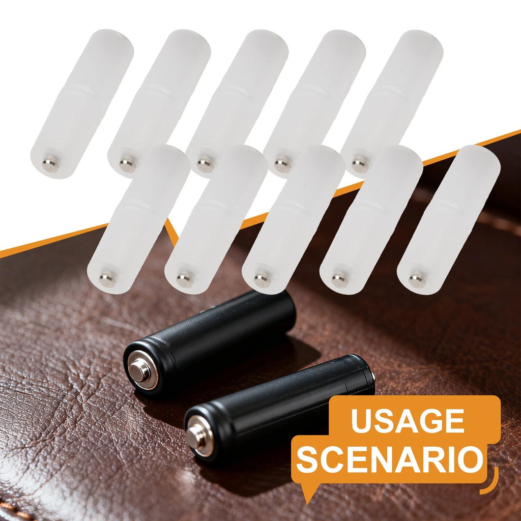 10 AAA-AA Battery Converter Adapter Holder Case Switcher