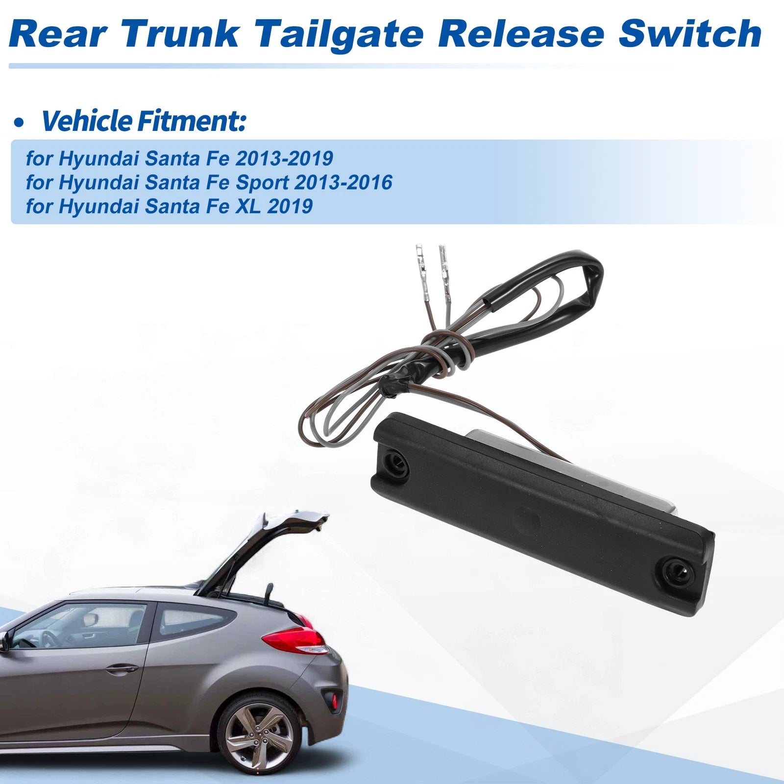 Tailgate Trunk Release Switch Replacement for Hyundai Santa Fe (2013–2019)
