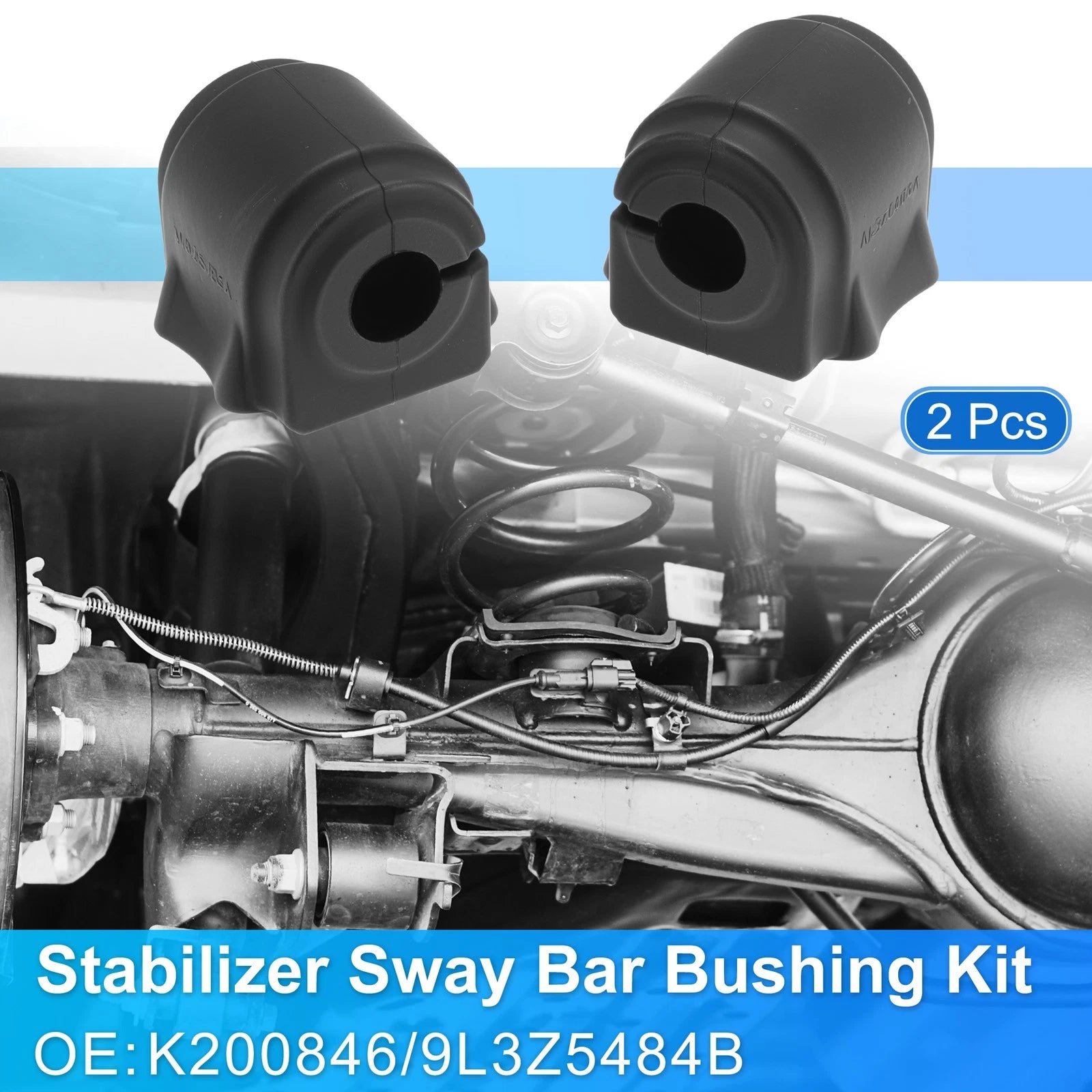 K200846 Front Side Stabilizer Sway Bar Bushing Kit for Ford F150 (2009–2014)