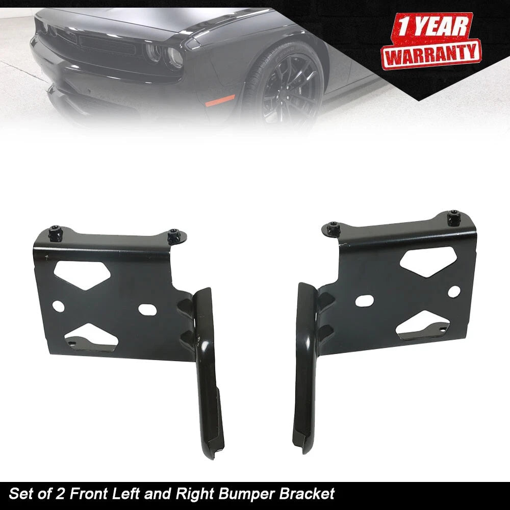 Set of 2 Bumper Brackets for Dodge Challenger (2015–2018)