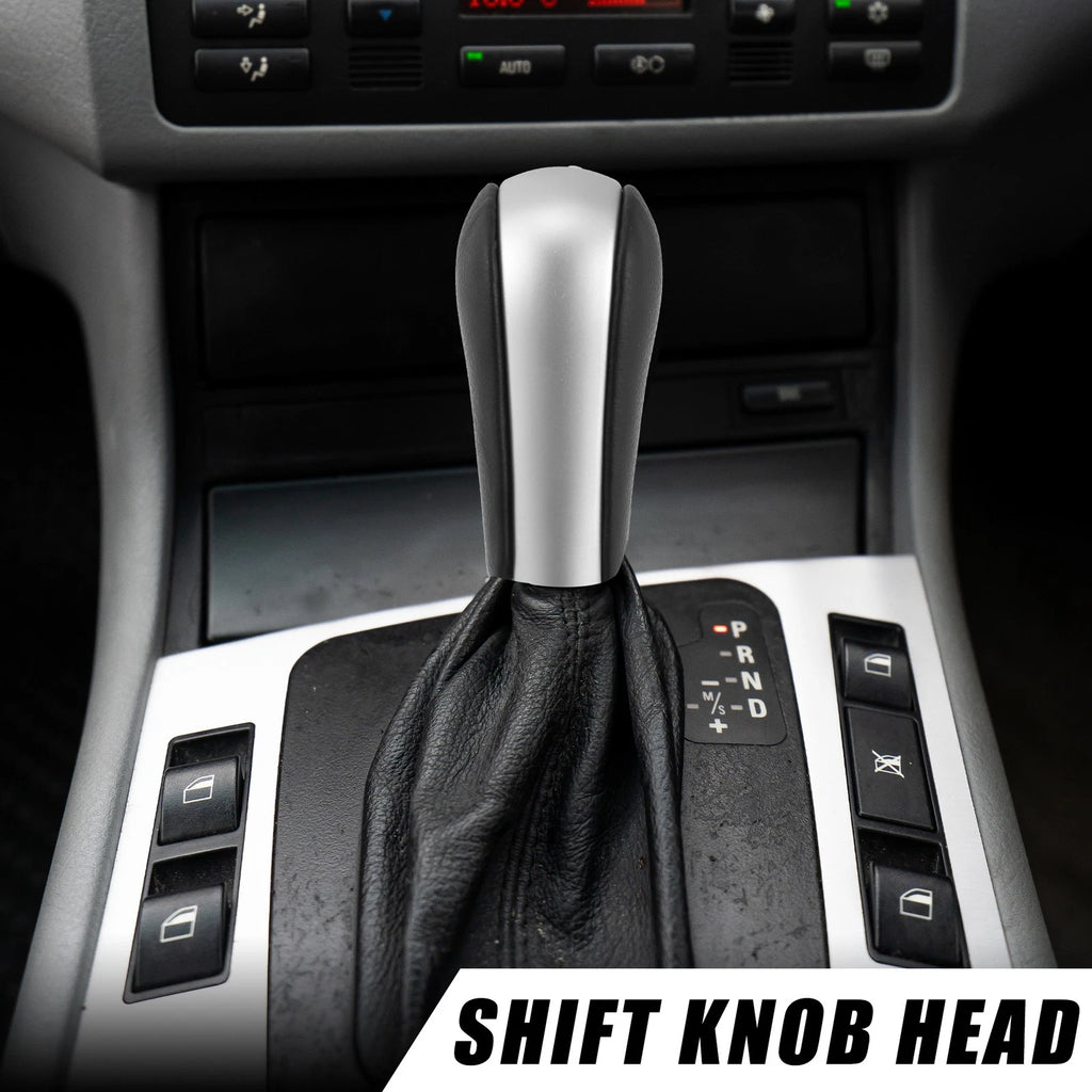 Faux Leather Gear Shift Knob Automatic Replacement for BMW X5 (2000–2006)