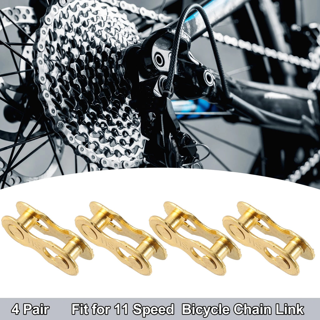 11 Speed Gold Tone Chain Master Link Connectors Pair for Bike Bicycle MTB