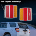 Tail Lights Assembly 2X for Red Yellow ABS