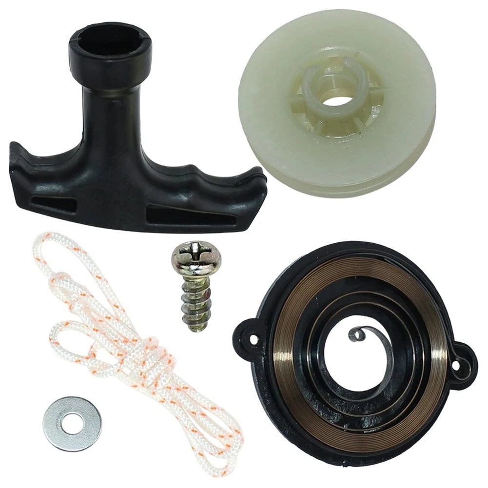 Replacement Recoil Starter Pulley & Pull Cord for CS-520, CS-5100, CS-530