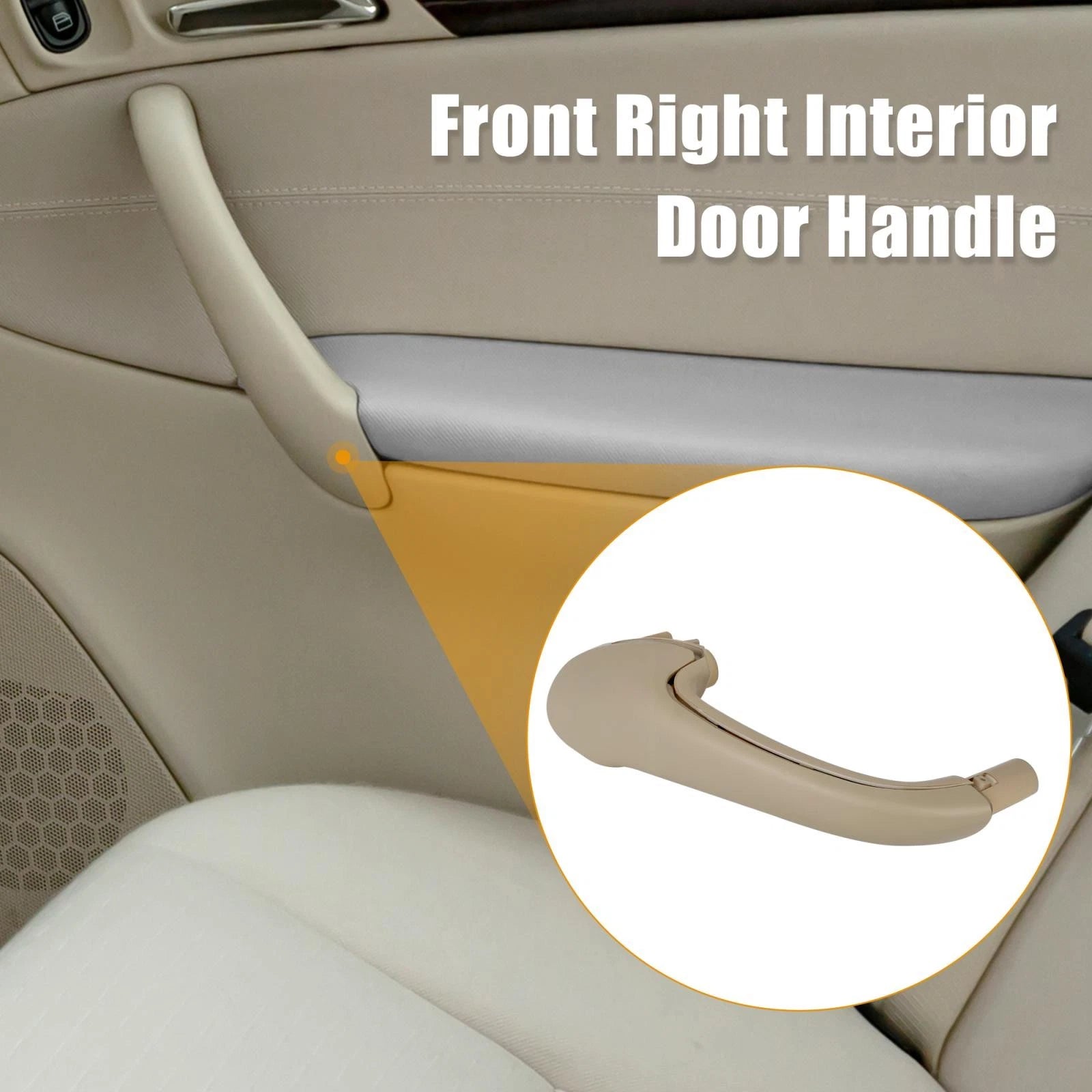 Front Right Interior Door Handle Replacement for Mercedes Benz W203 (2003–2007) Beige