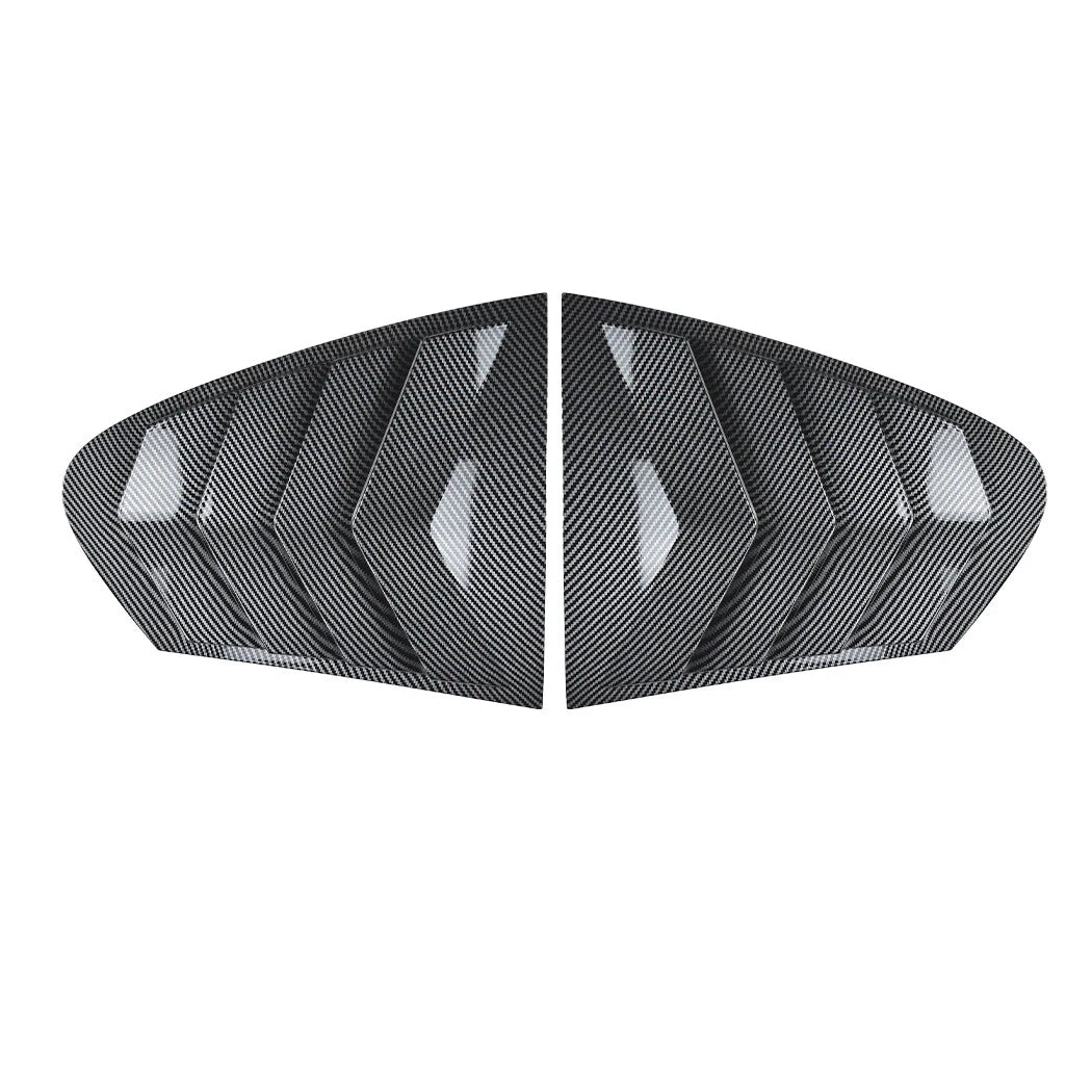 Carbon Look Rear Window Quarter Duct Louver Vent Cover for BMW 5 Series F10 (2011–2017)
