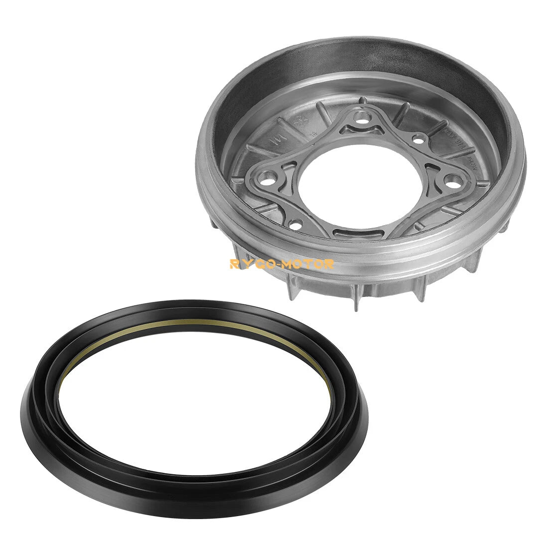 Front Brake Drum Hub & Seal Kit for Honda Rancher 350 TRX350 (2000–2006)