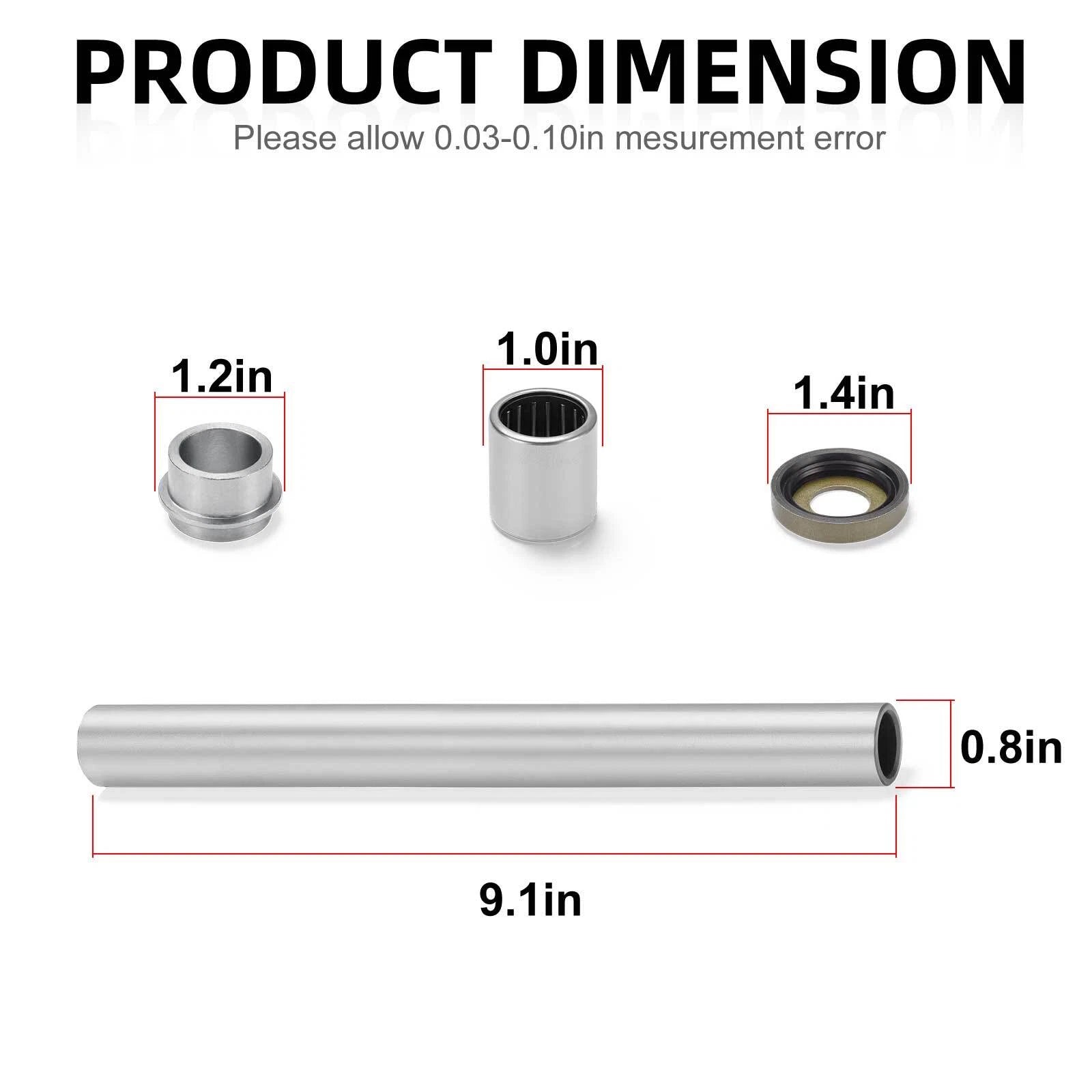 Swing Arm Bearing Bushing Kit for Honda TRX250R FourTrax (1988–1989)