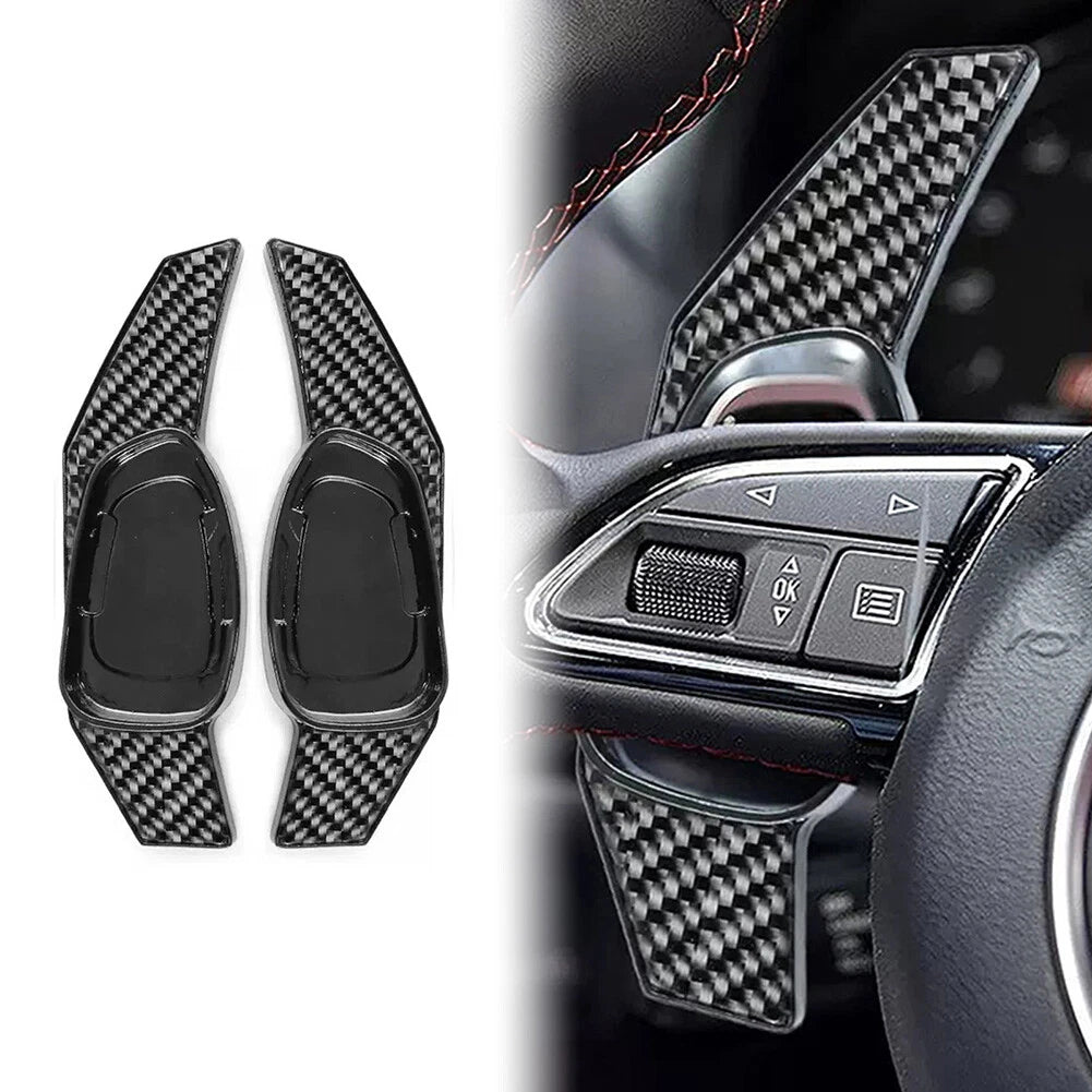 Steering Wheel Shift Paddle Extensions for Audi S3 S5 S6 RS3 RS4 RS6 RS7 (2013–2020)