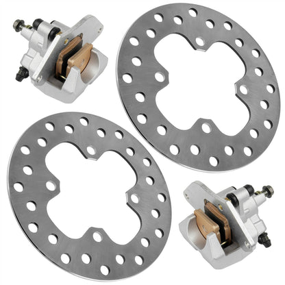 Front Brake Disc Caliper Rotor Replacement for Honda Foreman 500 TRX500FM (2014–2019)
