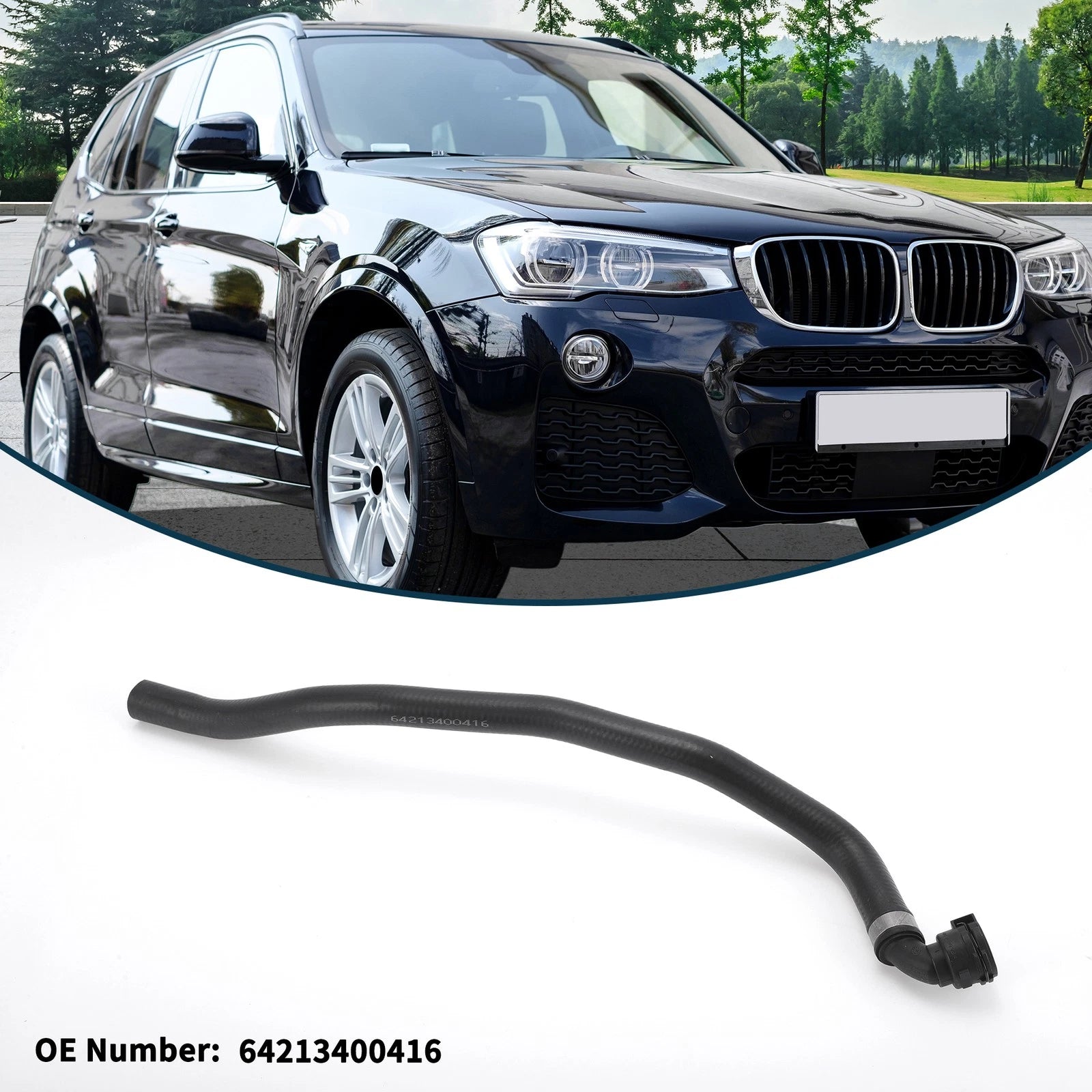 Radiator Hose Replacement for BMW X3 Coolant Tube (2004–2006)