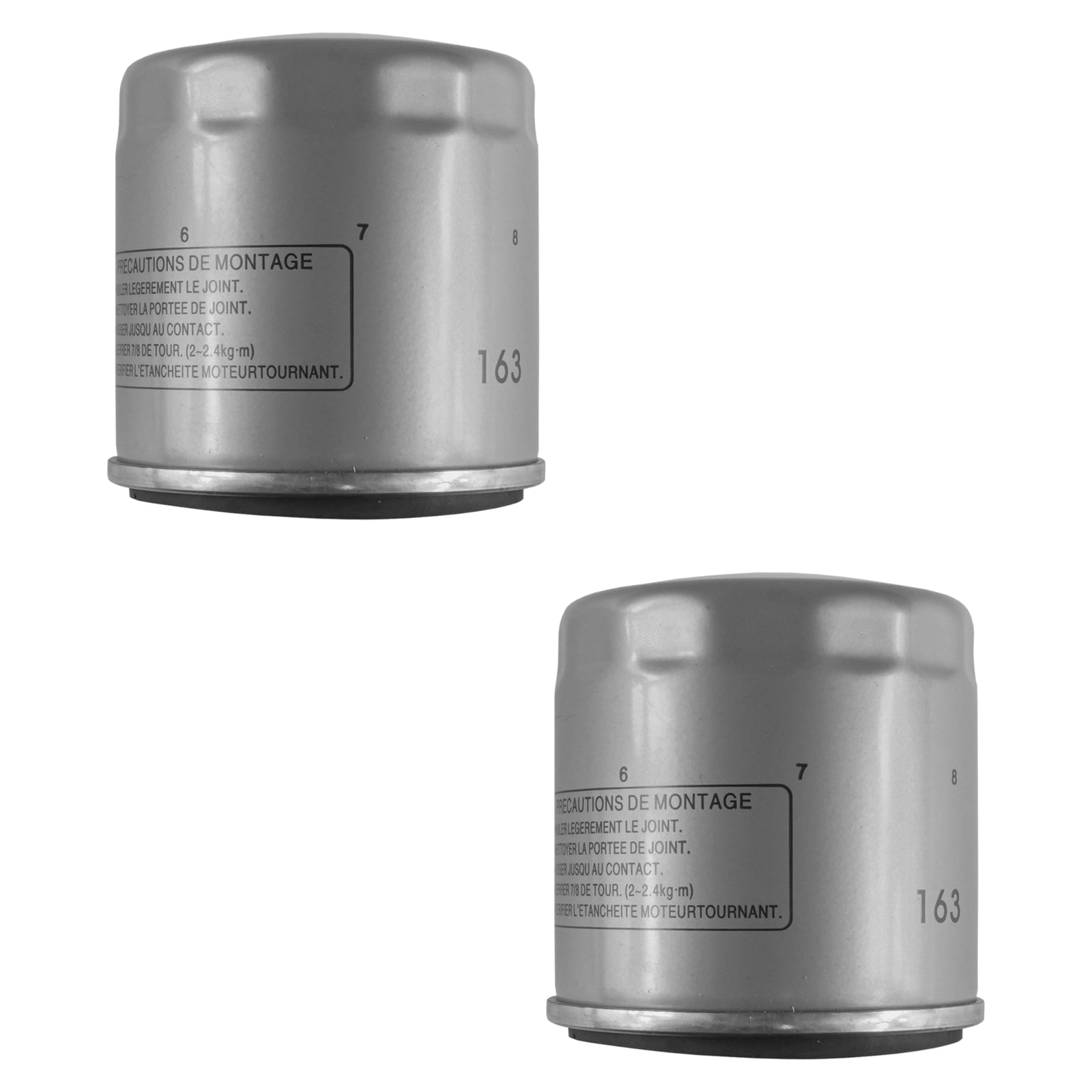 2 Pack Oil Filter Replacement for BMW K1200R RS Dakar (1997–2004)