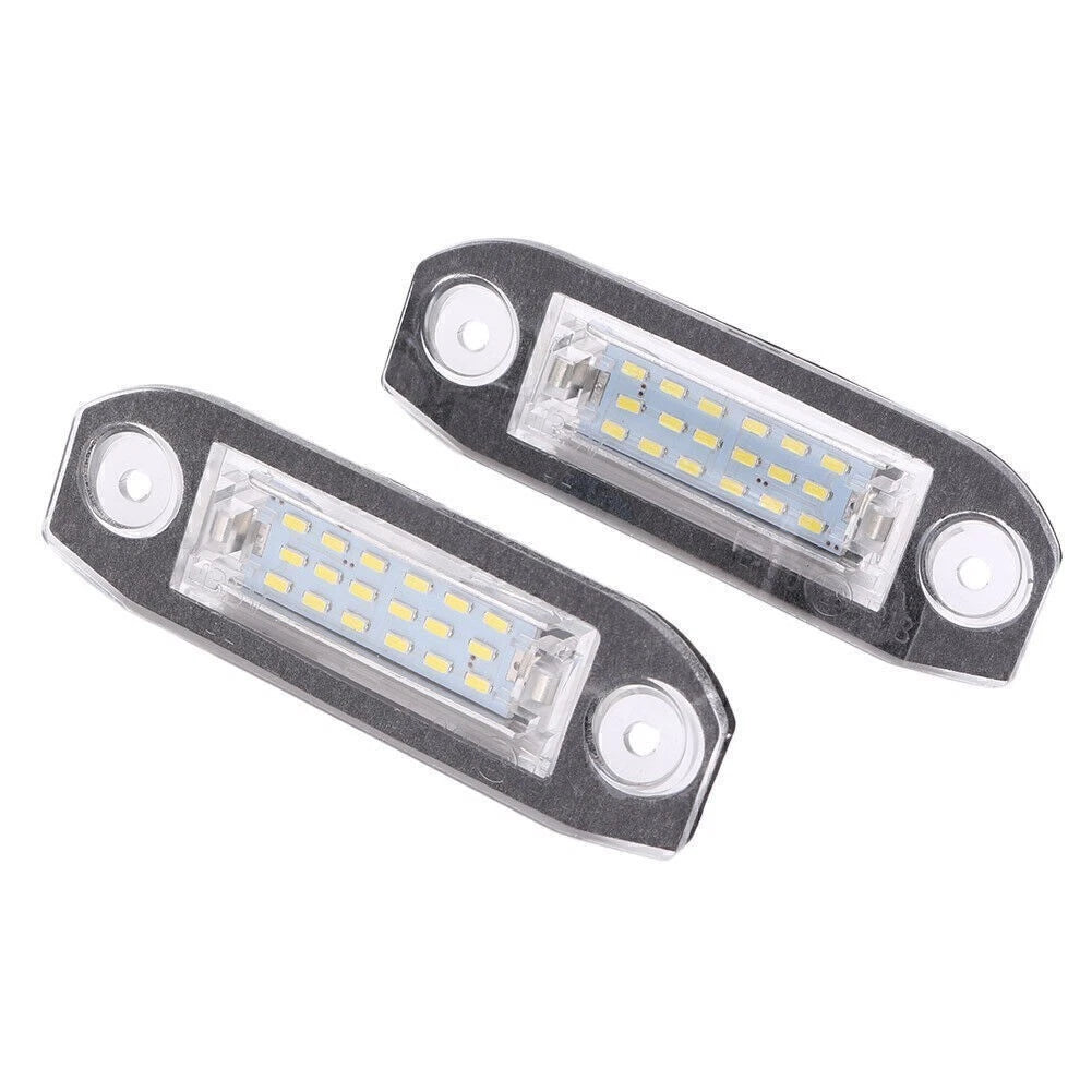 2X LED License Plate Lights for Volvo V70 (2000–2013) CX60 (2008–2013)
