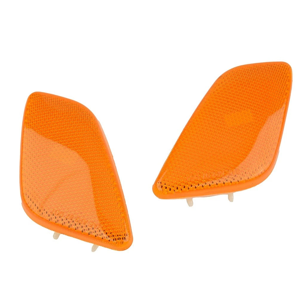 2X Side Marker Lights Housing for Car (L & R) Amber