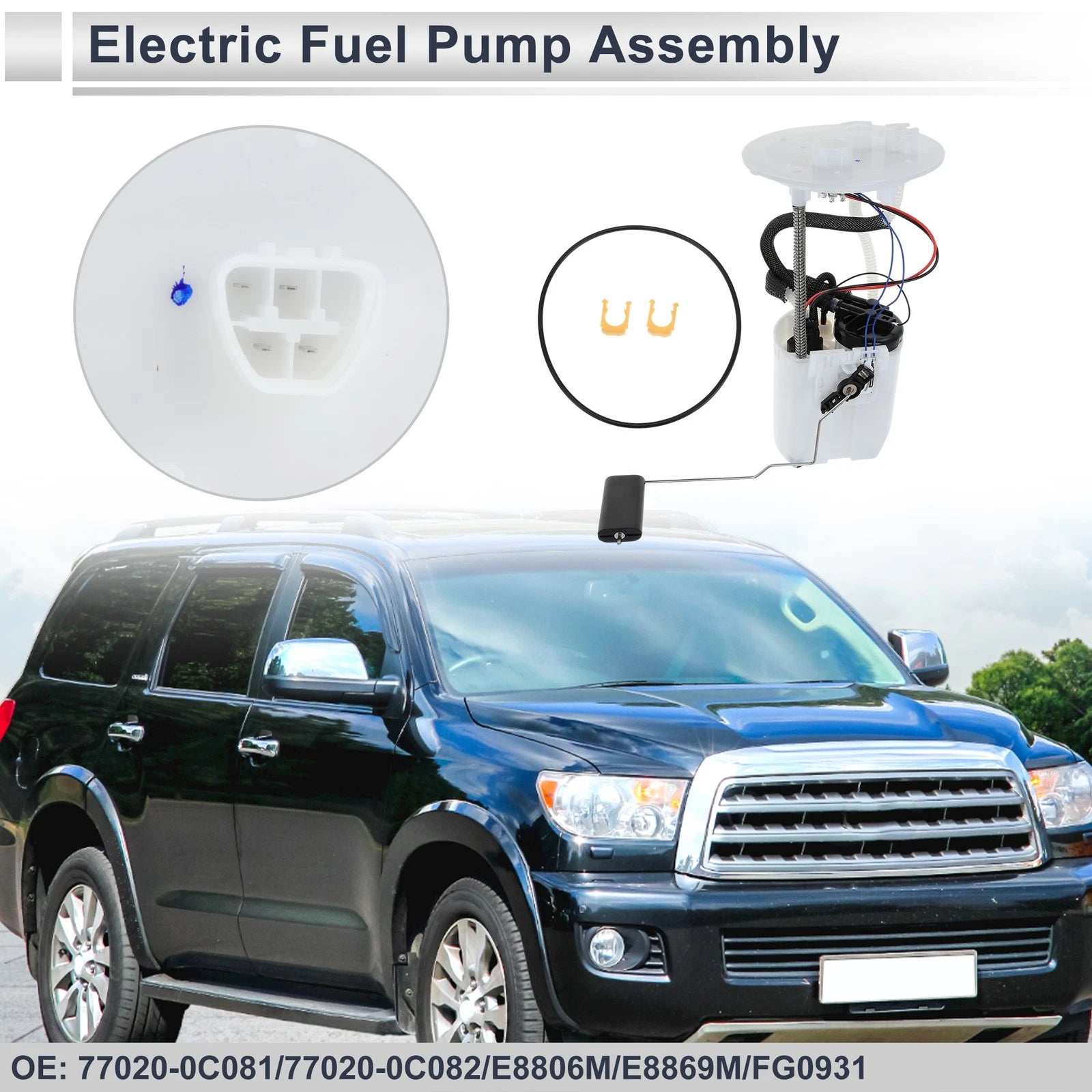 Fuel Pump Assembly Replacement for Toyota Sequoia 2008–2018 Tundra 2007–2018