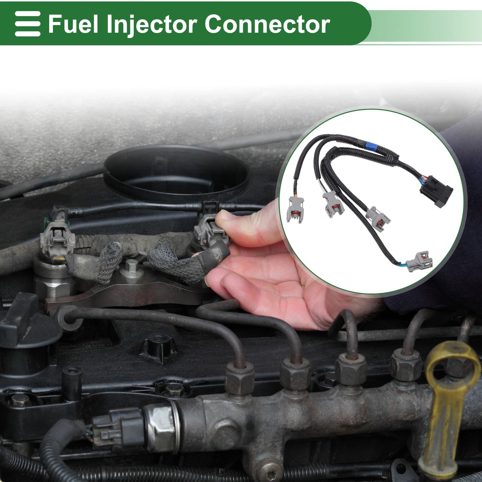 Fuel Injector Connector Replacement for Hyundai Terracan (2003–2006)