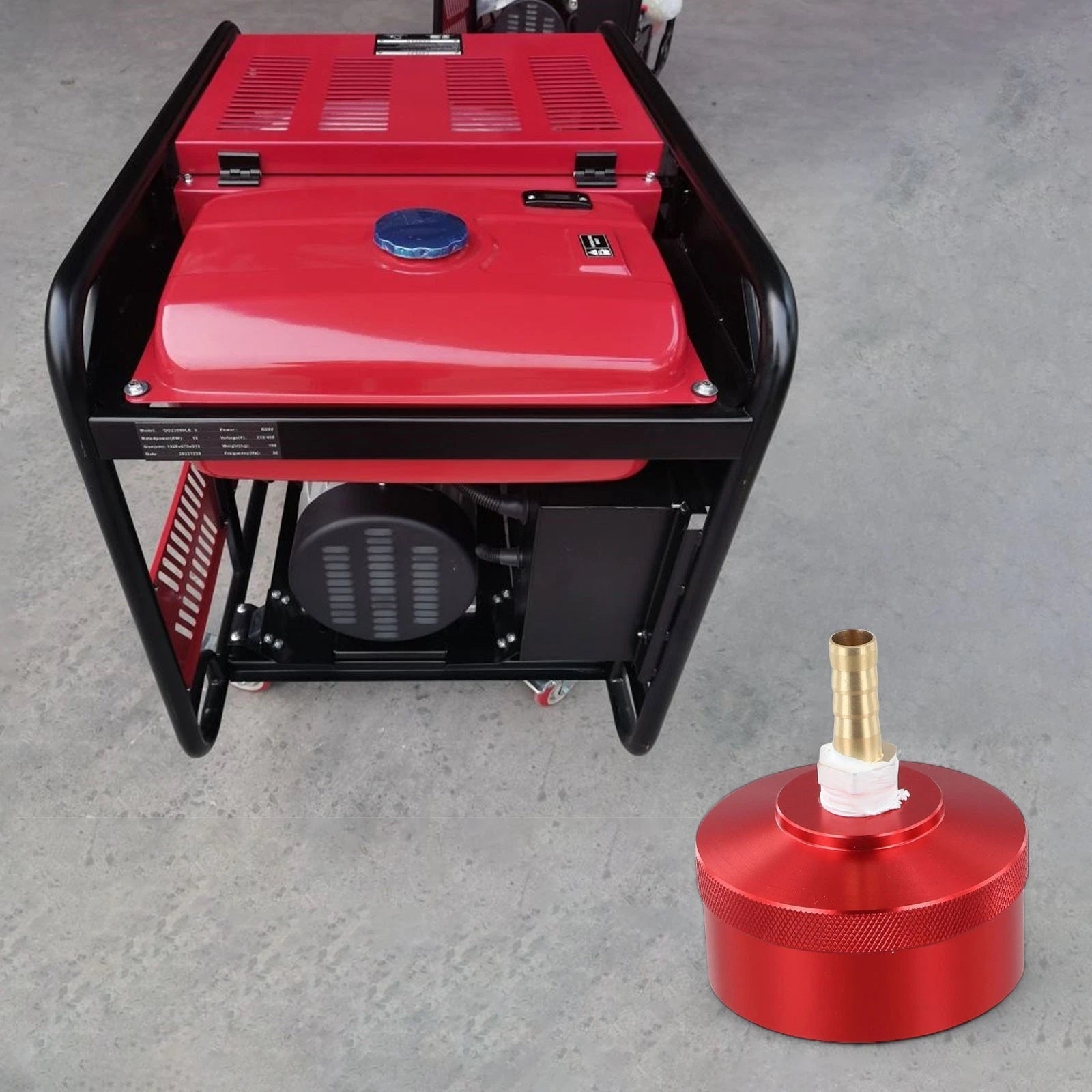 Fuel Tank Cap for Generator (1/4-inch Male Threaded End)