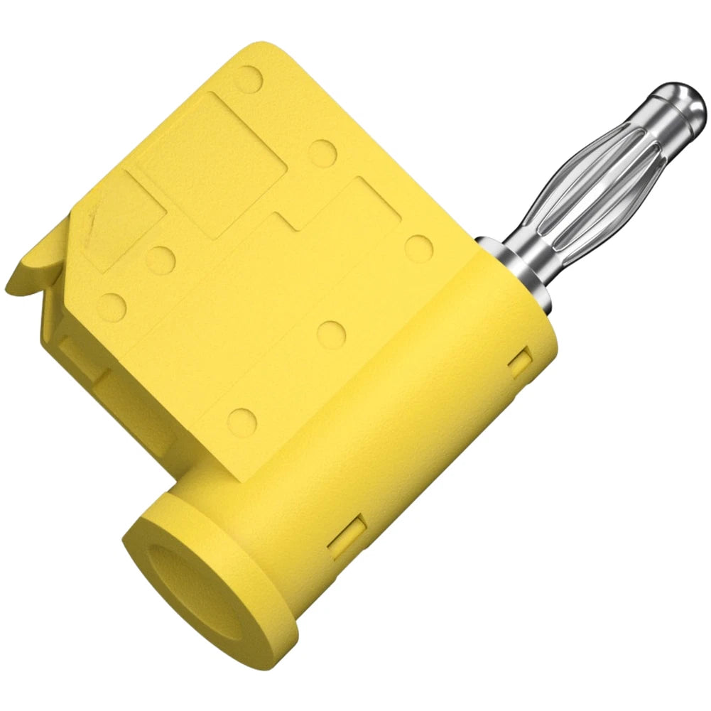 4mm Stackable Banana Connector for Universal Use (Solderless, Gold Nickel Plated)