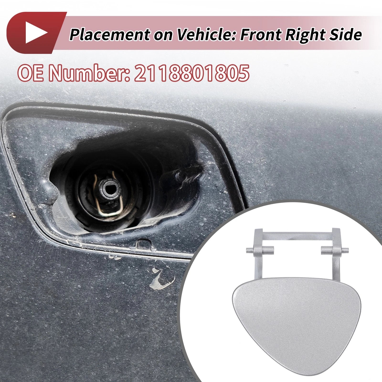 Front Right Washer Nozzle Cover Cap for Mercedes-Benz E320 (1994–2006)