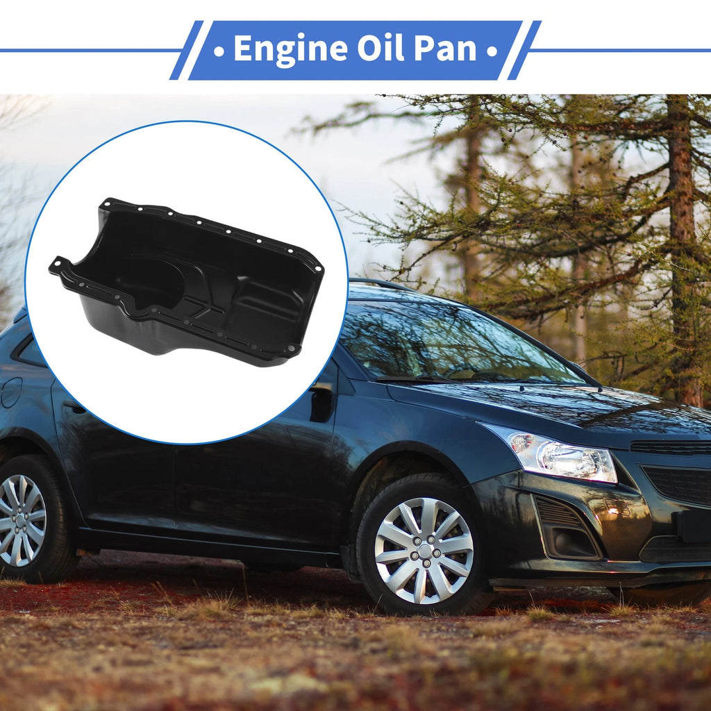 Engine Oil Pan Replacement for Chevrolet Astro (1986–1995) Iron Black
