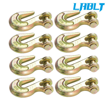 Set of 8 G70 Clevis Grab Hooks for Trailer Towing