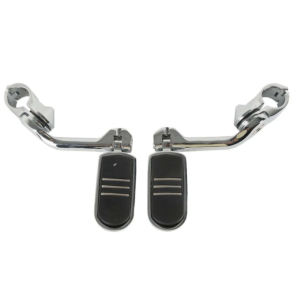 1.25" Angled Highway Engine Guard Foot Pegs for Harley Touring (US)