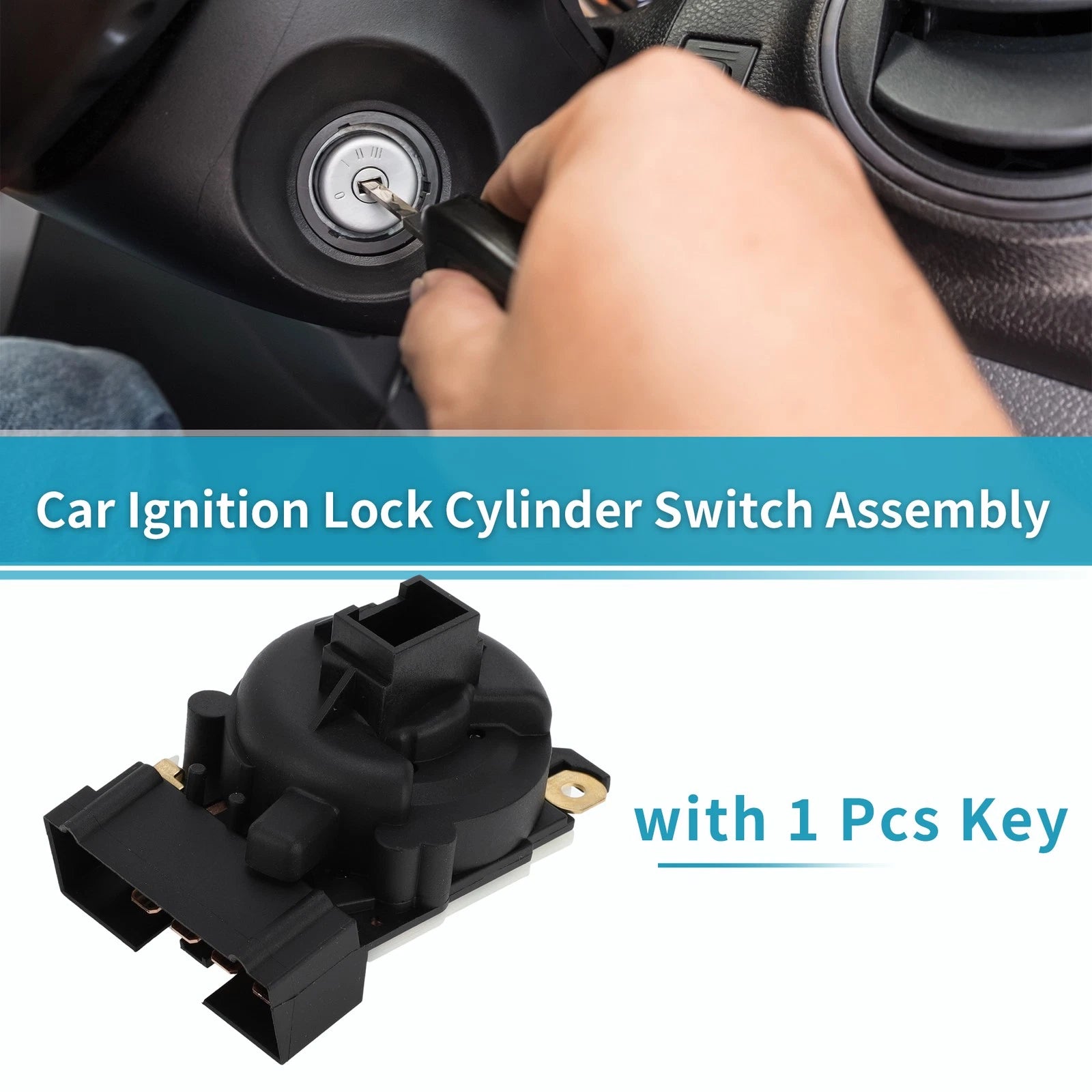 Ignition Lock Cylinder Switch Assembly for Chrysler Neon (2000–2002)