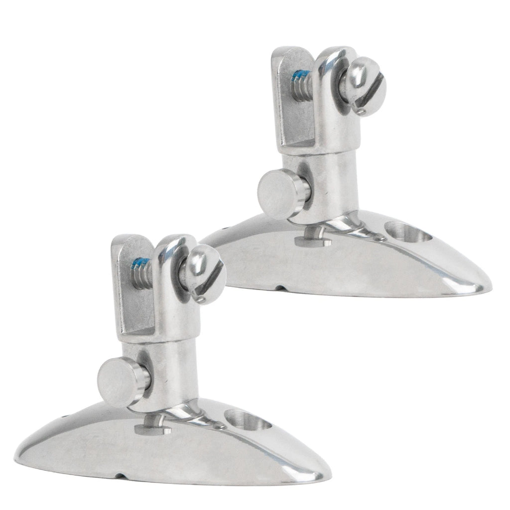 2X Quick Release 90 Degree Swivel Deck Hinge for Five Oceans Bimini Top