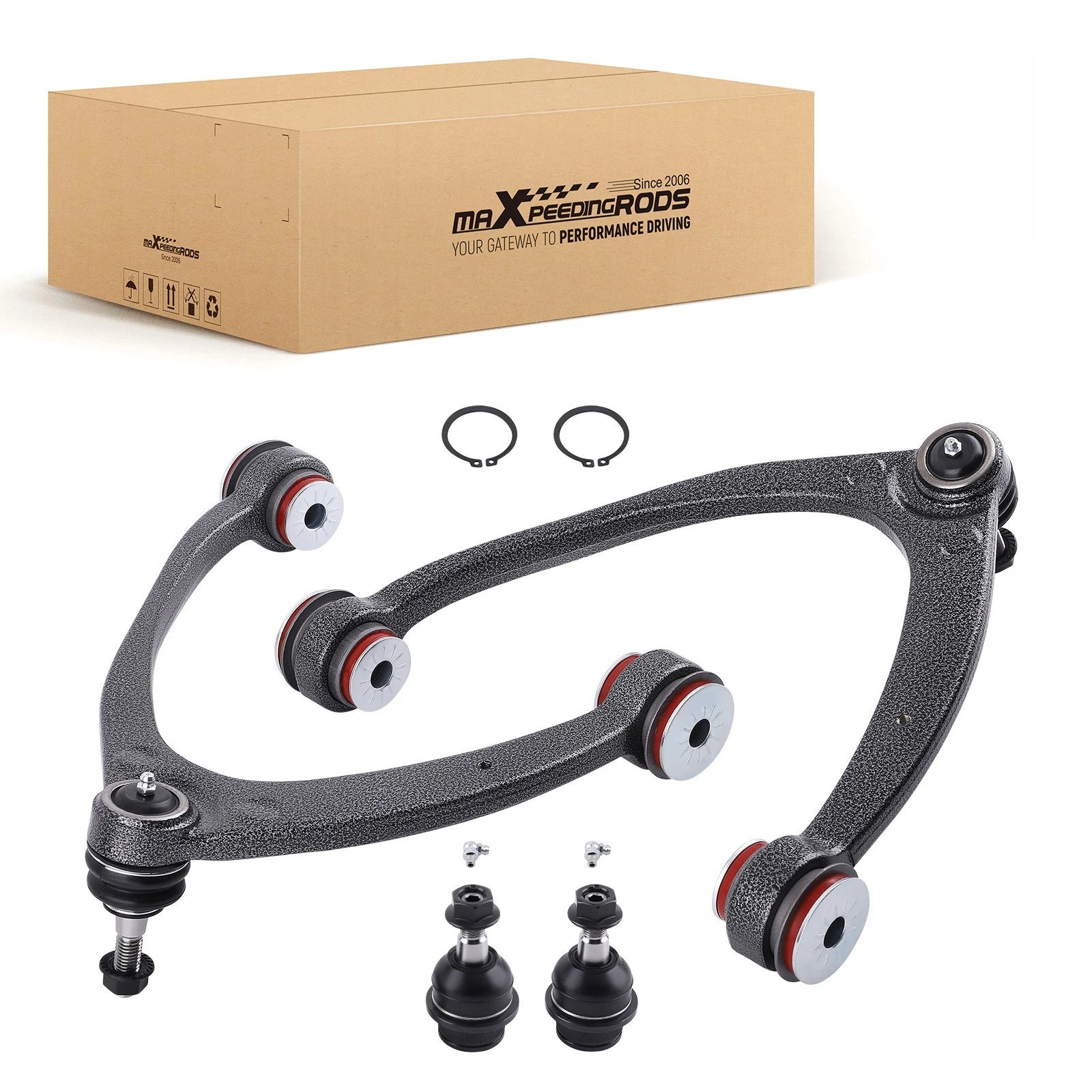 Front Upper Control Arms Ball Joint w/ Poly for Silverado 1500 (2007–2016) K6541