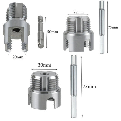 Water Pipe Thread Cutting Tool for 20mm 25mm 30mm Pipes