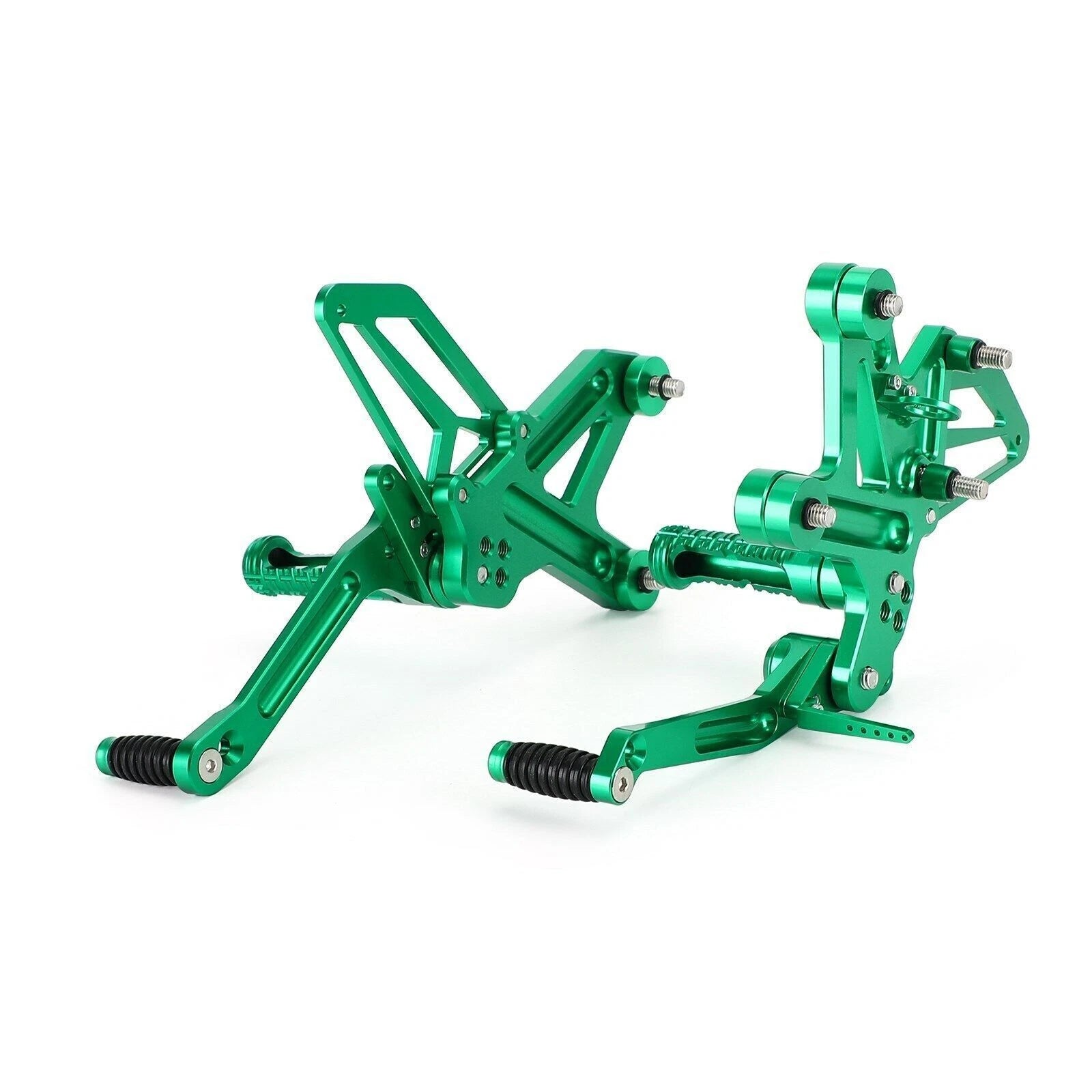 Green Rear Sets Footpegs Footrest for Kawasaki Ninja ZX-25R (2020–2021)