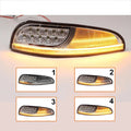 Clear LED Front Corner Side Marker Lamps for Chevy Corvette C5 (1997–2004)