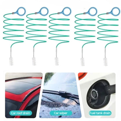 5PCS Flexible Drain Brushes for Pipes Sewers Refrigerators (No Part Numbers)