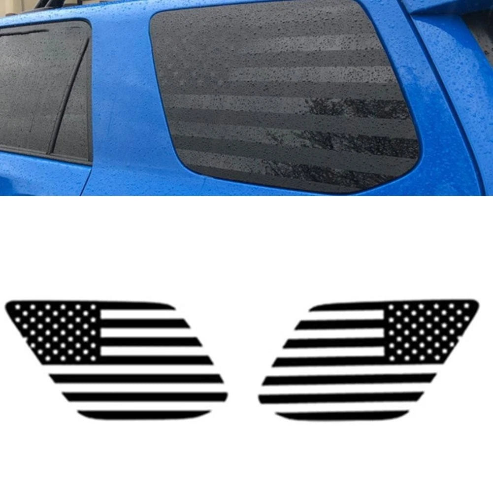 2Pcs Precut Flag Stickers for Toyota