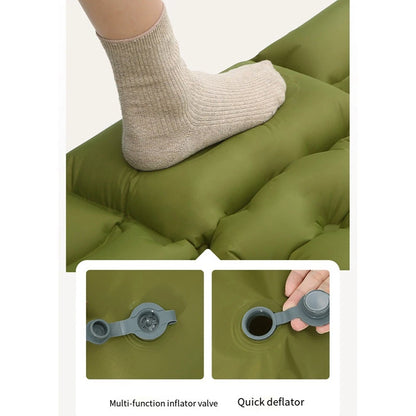 Camping Mattress with 20 Second Foot Pump and Waterproof Design