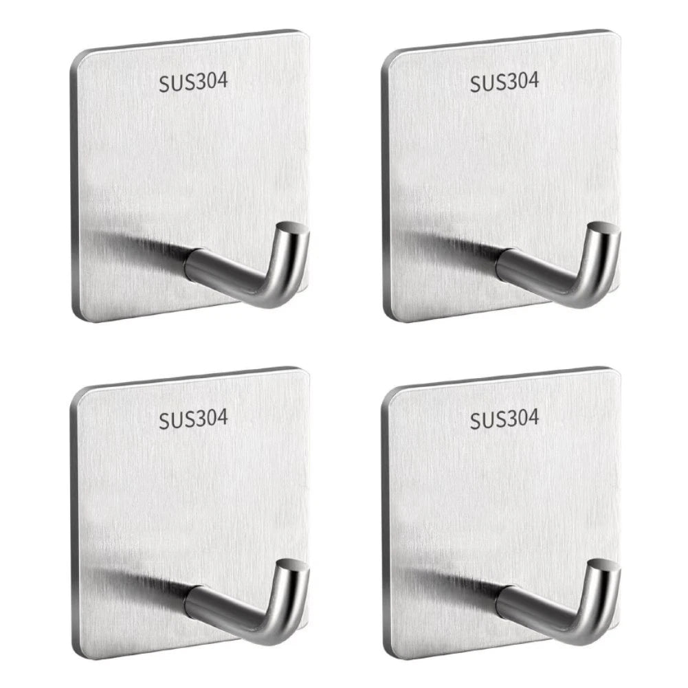 Stainless Steel Hooks for Effortless Installation (Waterproof, Rustproof)